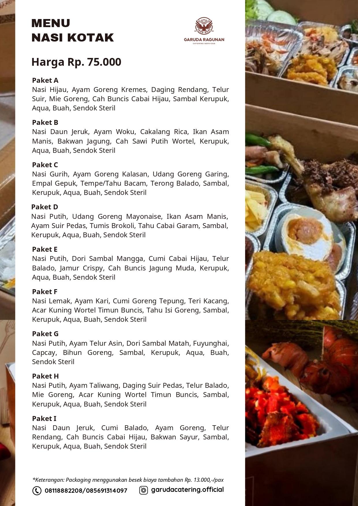 harga nasi box lezat